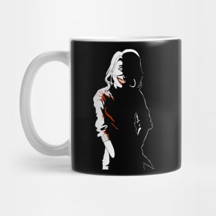 Slasher Fan Horror Halloween Shirt Creep with Knife Mug